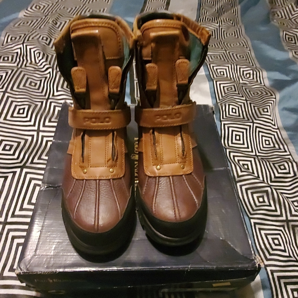 Polo Ralph Lauren Conquest Hi III Boots size 11